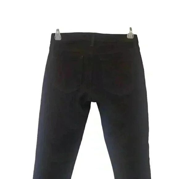 Banana Republic Women's Black Cotton/Spandex Mid-Rise Skinny Jeans - Picture 8 of 13